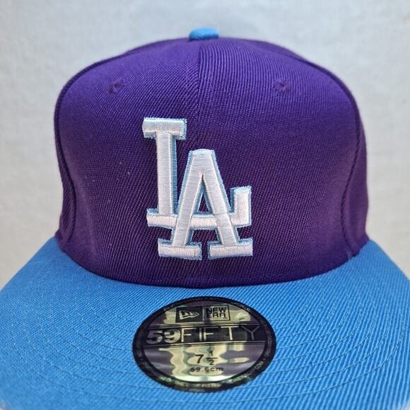 Los Angeles Dodgers New Era 1980 All Star Game Side Patch 59Fifty Size 7 1/2 - Picture 2 of 8